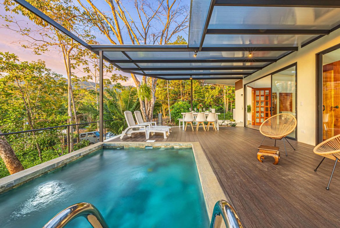 MOUNTAIN VIEW FULLY FURNISHED 2 BEDROOM VILLA WITH POOL, Uvita, Costa Rica — photo 1